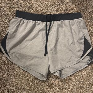 Under Armour Black and Gray Athletic Shorts